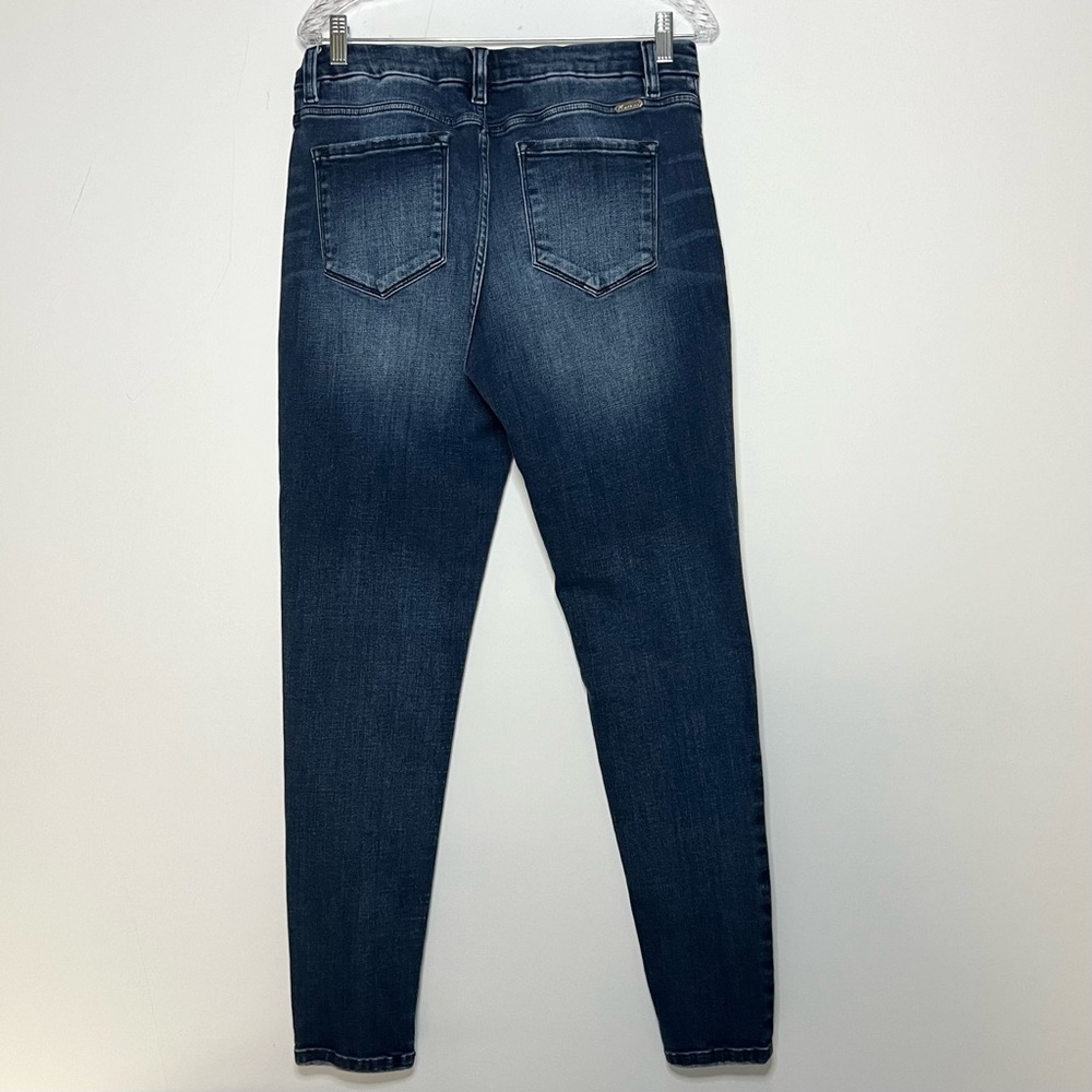 KanCan Signature High Rise Skinny Dark Wash Denim Jeans Women's Sz 32 Stretchy - Picture 4 of 11